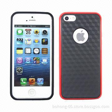 Case for iPhone, Made of PC and TPU, with Three-dimensional Pattern, Various Colors Available